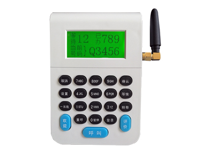 济南21键硅胶点阵液晶无线呼叫器